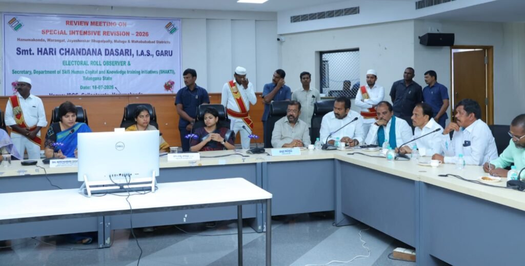 ఎస్‌ఐఆర్ విజయవంతానికి రాజకీయ పార్టీల సహకారం కీలకం: రాష్ట్ర ఎలక్టోరల్ రోల్ అబ్జర్వర్ హరి చందన