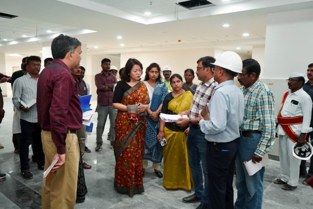 సూపర్ స్పెషాలిటీ పనులను వేగంగా పూర్తి చేయాలి : ప్రిన్సిపల్ సెక్రటరీ క్రిస్టియాన